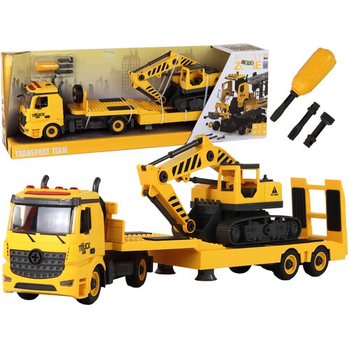  Folding Tow Truck With Crawler Excavator Sound Light DIY Yellow Cijene