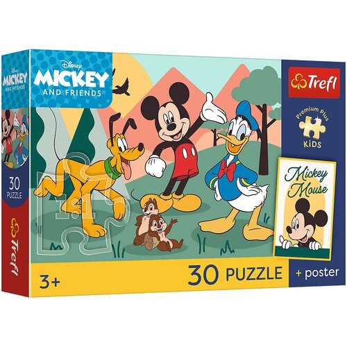 Trefl Mickey miška in prijatelji 30-delni premium puzzle - Cene
