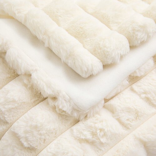 Douceur d int&amp;eacute;rieur Krem deka od mikropli&amp;scaron;a/od umjetnog krzna 180x220 cm Igloo &amp;ndash; Slike