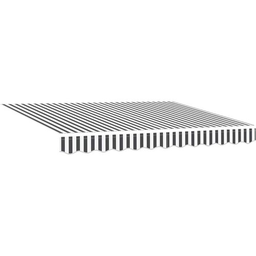 VidaXL Nadomestno platno za tendo Antracitno siva in bela 350 x 200 cm, (5000045932) Slike