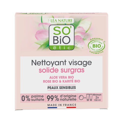SO’BiO étic Trdo čistilo za obraz z aloe vero Cene