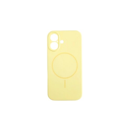  Magsafe Lux iPhone 16, Yellow Silikonska Maska Slike