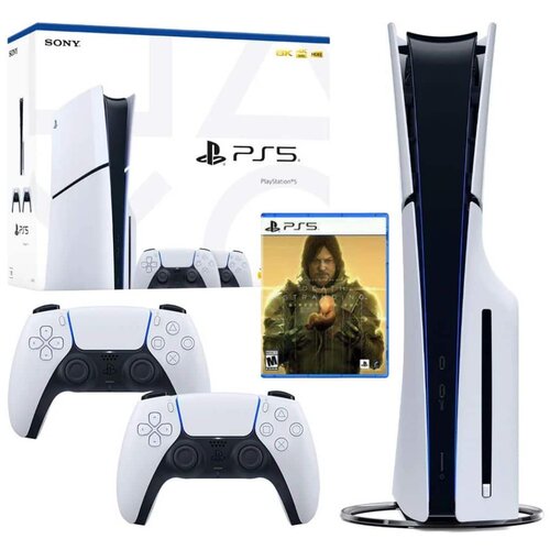 Playstation 5 Slim 1TB D Chassis | 2 DualSense Controller | Death Stranding Slike