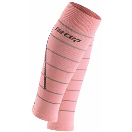 Cep WS401Z Compression Calf Sleeves Reflective Light Pink IV Navlake za telad za trkače