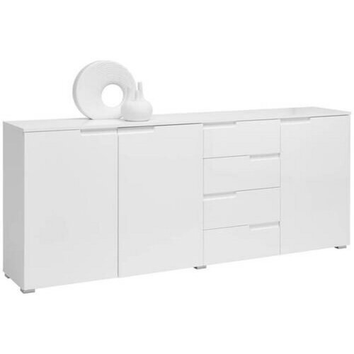 CARRYHOME komoda, bela, bela, visoki sijaj Slike