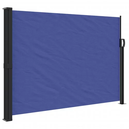 vidaXL Zložljiva stranska tenda modra 140x600 cm, (21088385)