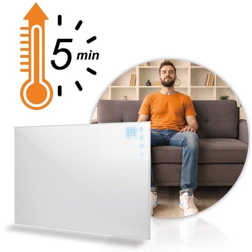 Berdsen BD-987 infracrveni panel 800 W Wi‑Fi bijeli Slike
