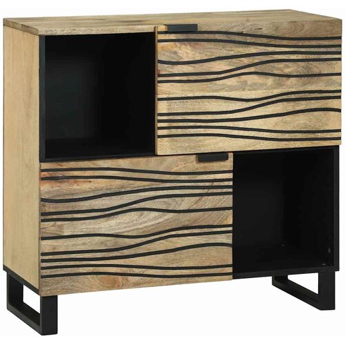  Komoda Smeđa 80 x 33 x 75 cm masivno drvo manga Cijene