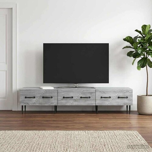  TV ormar s ladicama 147 x 34,5 x 30 cm Konstruirano drvo Slike