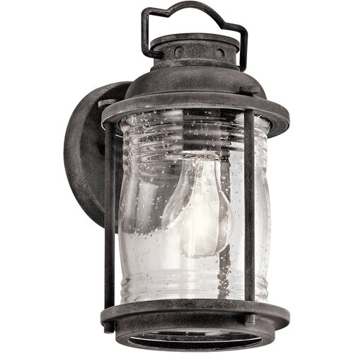 Elstead Lighting Elstead Ashland Bay 1 majhna zunanja stenska svetilka iz cinka IP44, E27, (22099960) Cene