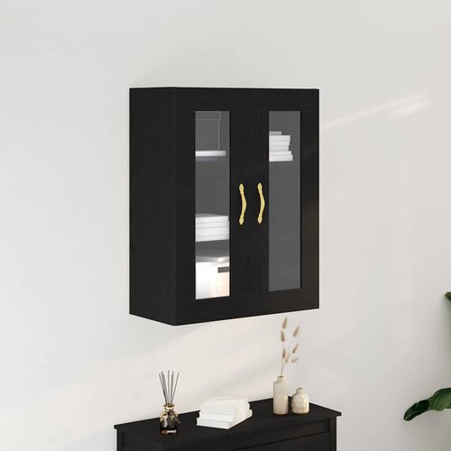  Ormar za Zid Crni hrast 69,5 x 34 x 90 cm Konstruirano drvo Slike