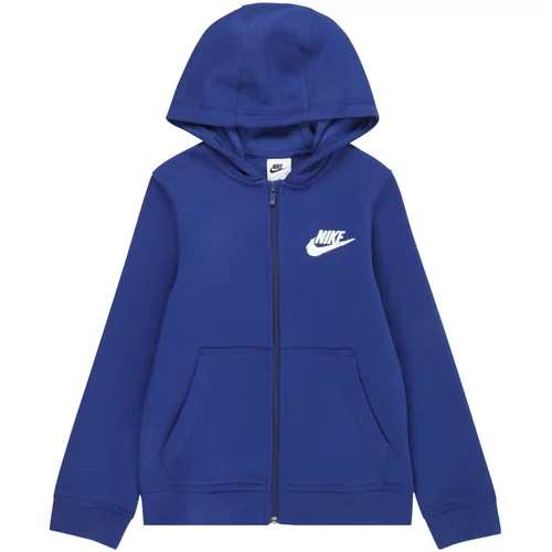 Nike Sportswear Jopa na zadrgo encijan / nebeško modra / črna / bela