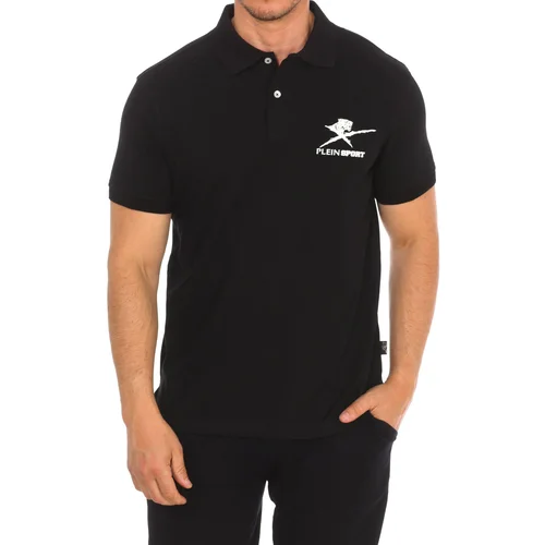 Philipp Plein Sport Polo majice kratki rokavi PIPS506-99 Črna