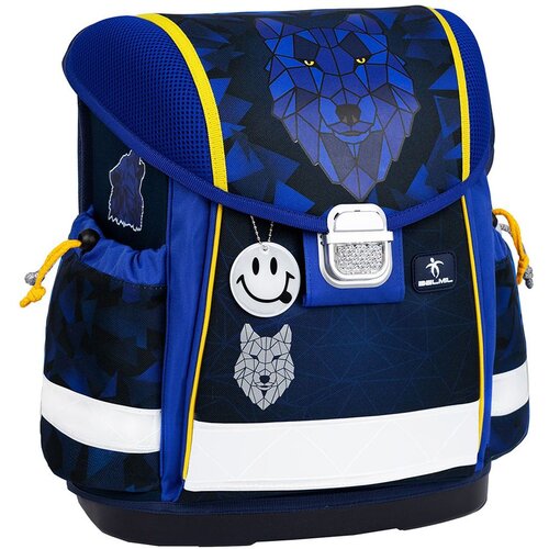 Belmil Torba &amp;scaron;kolska classy wolf mosaic blue 403-13/AG/55 Slike