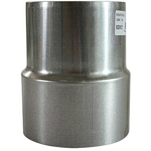  Redukcija za dimovodnu cijev (Promjer: 120 mm - 110 mm, Vruće aluminirano, Srebrnosive boje) Slike