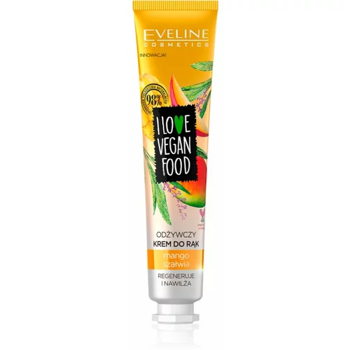 Eveline Cosmetics I Love Vegan Food hranjiva krema za ruke 50 ml