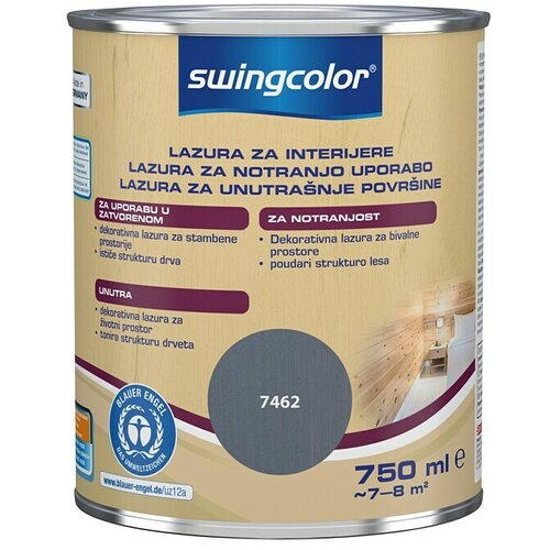 SWINGCOLOR Lazura za zaštitu drva (Sive boje, 750 ml, Na bazi vode) Cijene