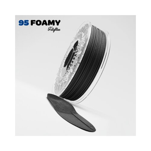 Recreus Filaflex 95A Foamy Black - 1,75 mm / 750 g Slike