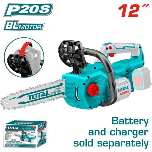 Total Akumulatorska verižna žaga 900W, 20V/2.0Ah-7.5Ah/P20S, serija INDUSTRIAL (TGSLI20128), (20848955) Cene