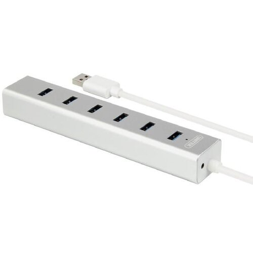 Unitek Y-3090 interface hub USB 3.2 Gen 1 (3.1 Gen 1) Type-A 5000 Mbit /s Silver Slike