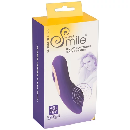 Sweet Smile remote controlled panty vibrator purple