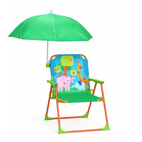 Kinder Home Sklopiva dečija stolica sa suncobranom TOFI – Za plažu, baštu i kampovanje Cene