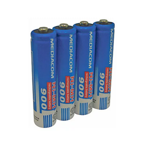 Mediacom punjive baterije NiMH AAA 4kom 900mAh ME-AAA900