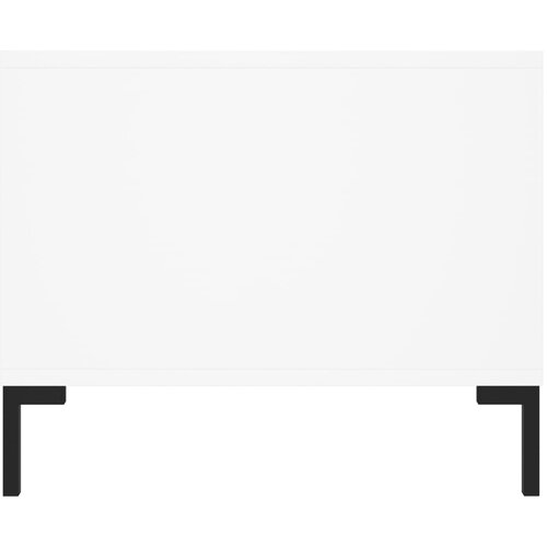  Stolić za kavu bijeli 102 x 50 x 40 cm od konstruiranog drva Slike