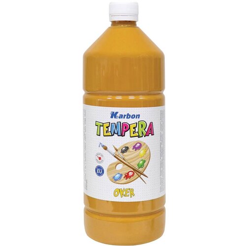Karbon tempera barva oker, 1 L Slike