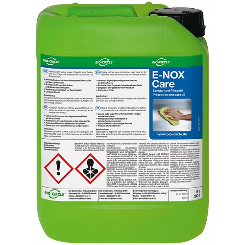 Bio-Circle Zaščitno/negovalno olje E-NOX Care, kanister 5 l, za nerjavno jeklo, aluminij, barvne kovine