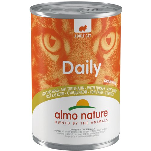 Almo Nature Daily Ekonomično pakiranje Menu 24 x 400 g - Puretina Slike