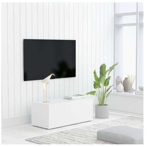  TV omarica bela 80x34x30 cm iverna plo&scaron;ča Cene