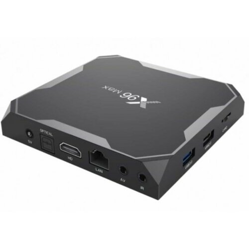 Gembird GMB-X96 MAX+ 2/16GB DDR3 smart TV box S905X3 quad, Mali-G31MP 4K, KODI X4-daljinski,Android 9.0 Cene