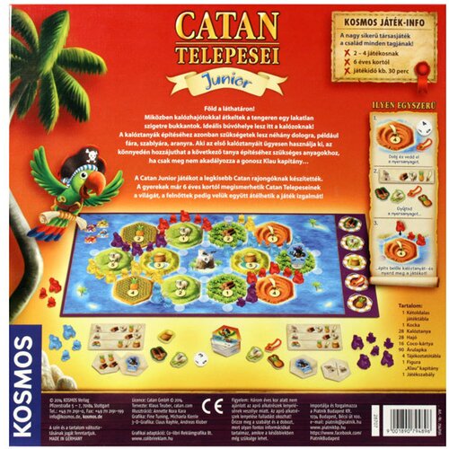 Catan telepesei naseljenci otoka catan junior - družabna igra v madžarskem jeziku Slike