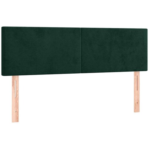  LED uzglavlje tamnozeleno 144x5x78/88 cm bar&amp;scaron;unasto Slike
