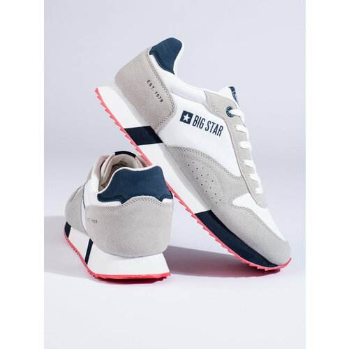 Big Star Men's sports shoes white-gray LL174160 Slike