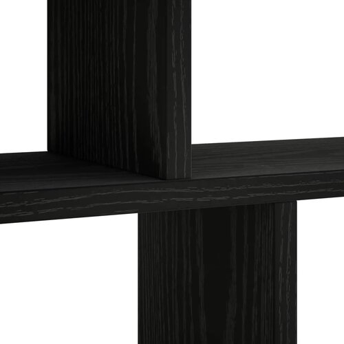  Zidna polica Crni hrast 100 x 17 x 45.5 cm prerađeno drvo - Crni hrast Slike