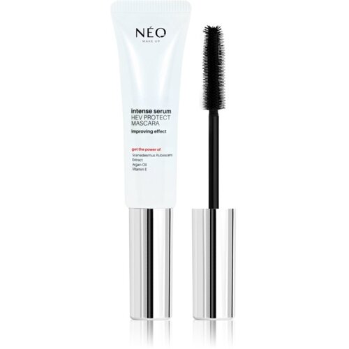 NEO MAKE UP Intense Serum HEV Protect Mascara maskara za volumen in goste trepalnice odtenek Black 9 ml Slike