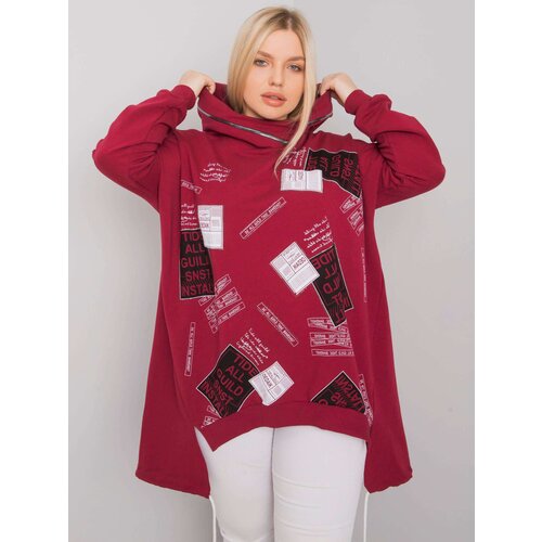 RELEVANCE Sweatshirt-RV-BL-7217.79P-burgundy Cijene