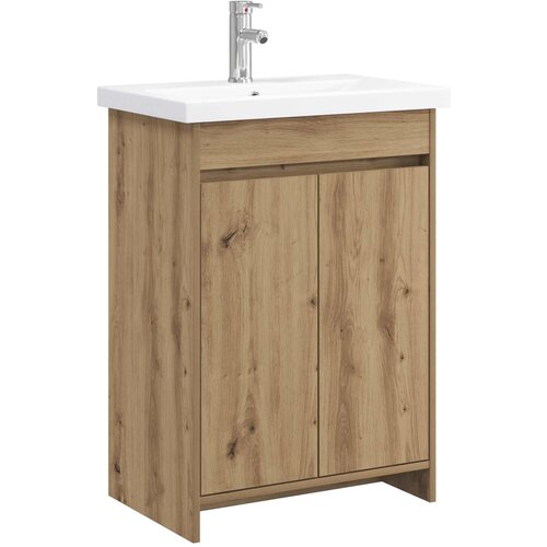 vidaXL Komplet pohištva za kopalnico Artisan hrast 61 x 40 x 84,5 cm, (5000245278) Cene