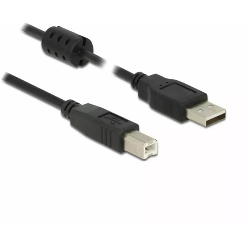 Kedo USB kabel 2.0 A-B 2m s fertiom, črn, (20811622) Cene
