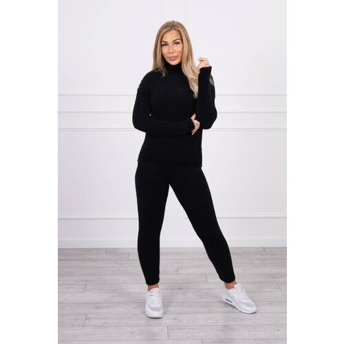 Kesi Two-piece set of alpaca sweaters black Cijene