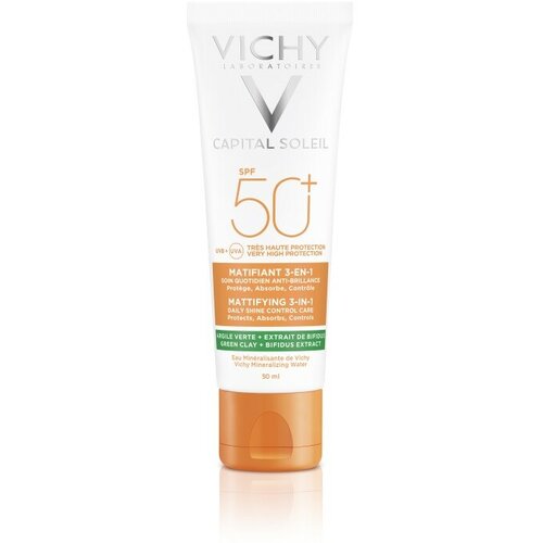 Vichy capital soleil matirajuća krema 3u1 spf 50+, 50 ml Cene