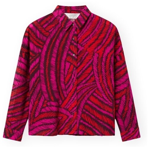 Compania Fantastica Topi &amp;amp; Bluze COMPA&amp;Ntilde;IA FANT&amp;Aacute;STICA Shirt 11005 - Abstract Rožnata Slike