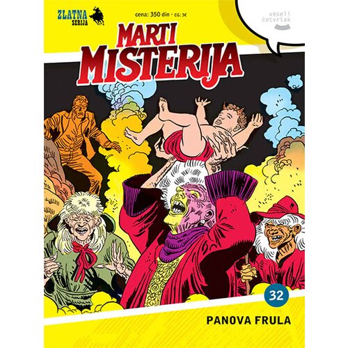 Veseli četvrtak Alfredo Kasteli, Sauro Penakioli, Klaudio Vila - Zlatna Serija 32 - Marti Misterija: Panova frula (korica A) Slike