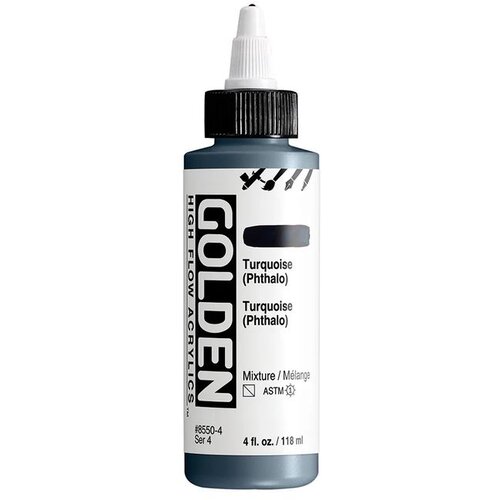  GOLDEN High Flov akrilna boja 118 ml | 8550 Turquoise Phthalocyanine Slike