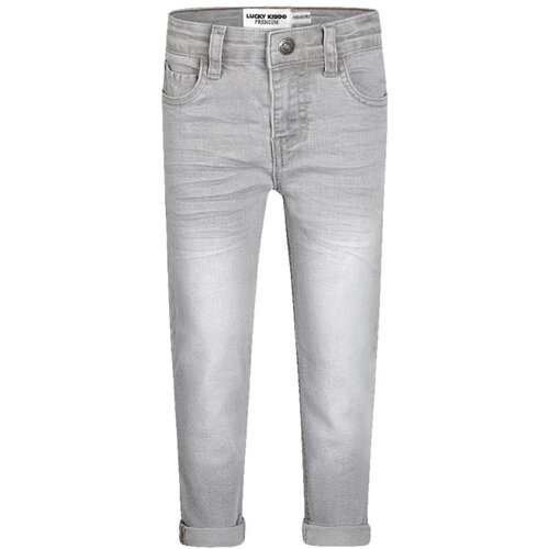 Lucky Kiddo Premium hlače denim DH LK_P-KBP 25_1 D F siva 122 Cene