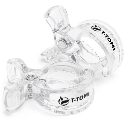 T-TOMI Clip kopča za dudu Clear 2 kom Slike