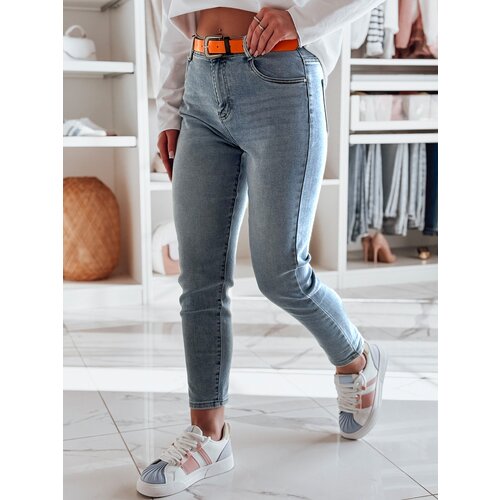 DStreet Spodnie damskie jeansowe slim fit FITONIC niebieskie Cijene