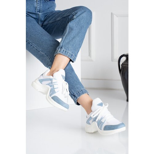 İnan Ayakkabı WOMEN'S BLUE&WHITE SNEAKER SNEAKERS Y2020 Slike